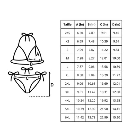 Bikini Femme – Drapeau De L'Allemagne – Maillot De Bain 2 Pièces