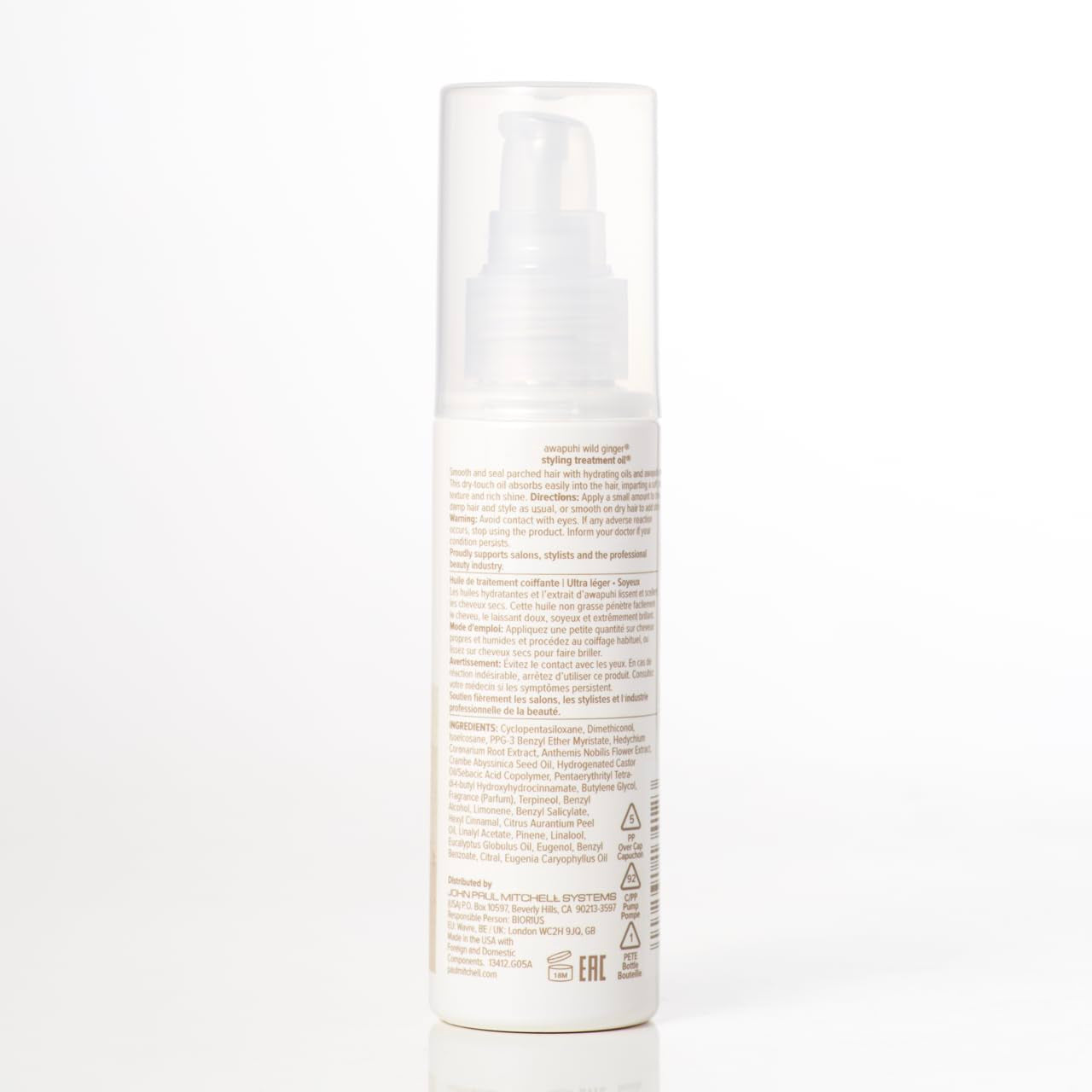 Awapuhi Wild Ginger Paul Mitchell Awapuhi Wild Ginger Styling Treatment Oil