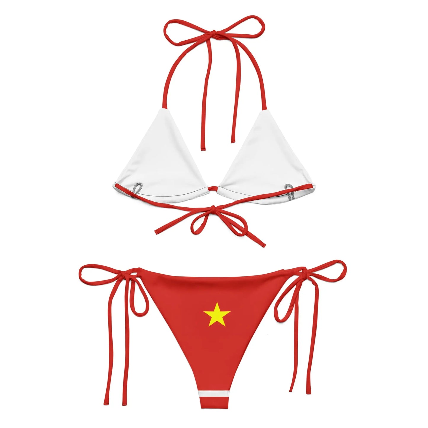Bikini Femme – Drapeau Du Viêt Nam – Maillot De Bain 2 Pièces